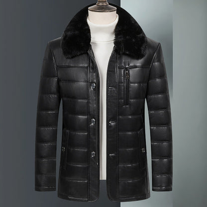 Aslova™ Sophistique Leather Jacket